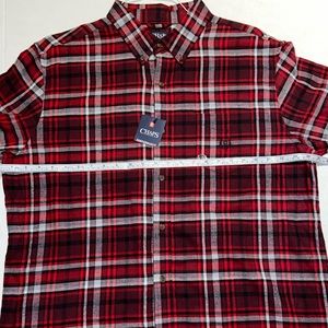 Chaps Flannel button down NWT